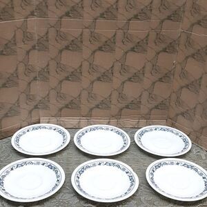 6 pc Corelle "old Town Blue"